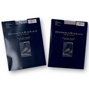 Donna Karan New York Comfort Toners Pantyhose Lot True Matte Vintage NIP